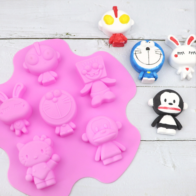 Eco Soap - 1PCS ReadStar 6CA103RD041 6 Cavities Cartoon