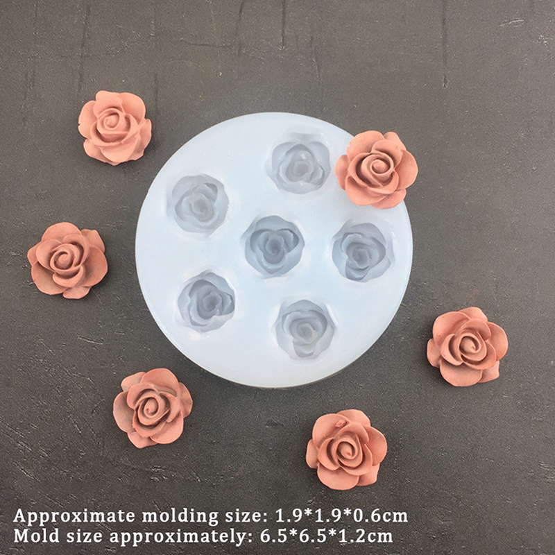 3D Rose Flower Shape Leaf Sili - Eco Soap recension och pris