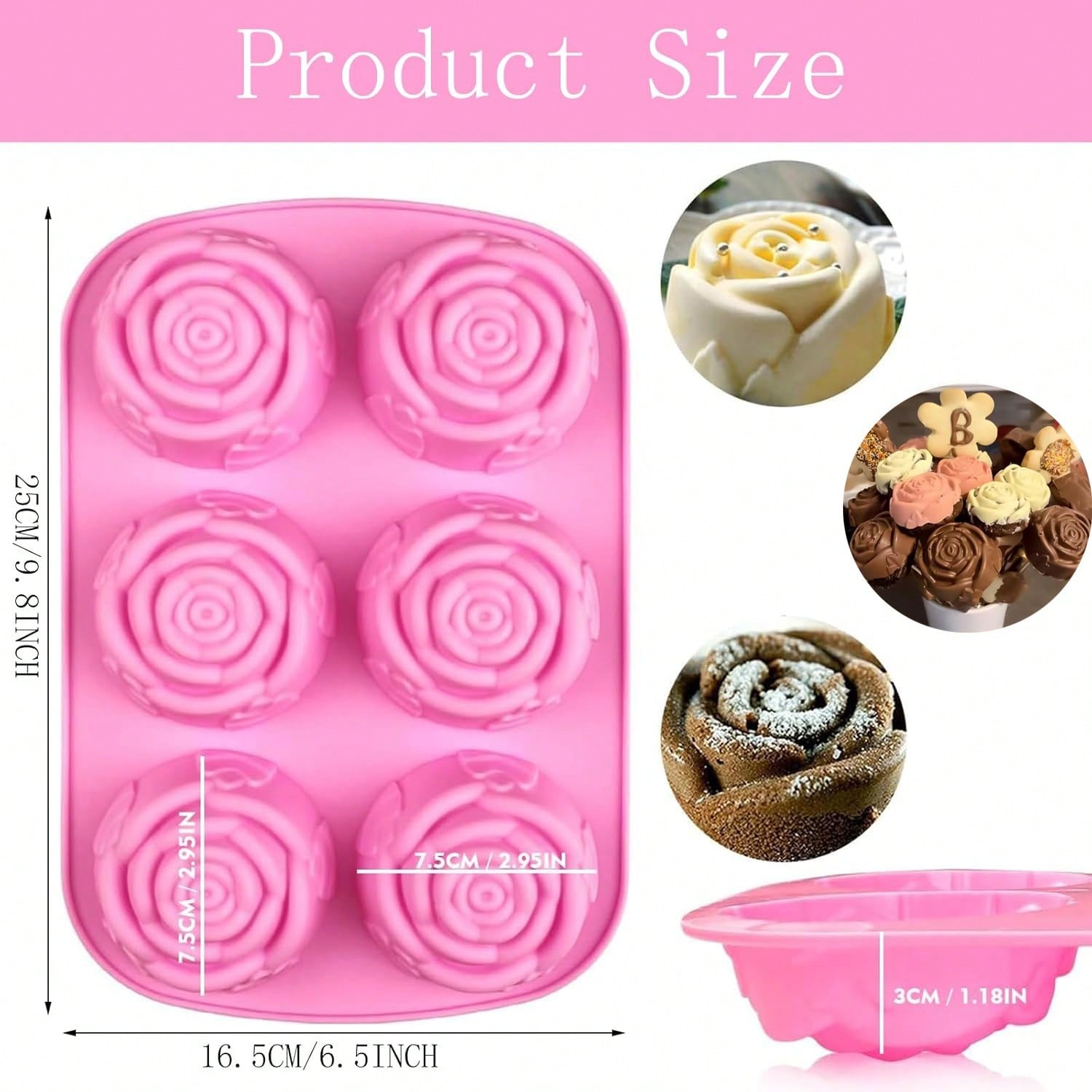 BAKER DEPOT Silicone Mold for  - Eco Soap recension och pris