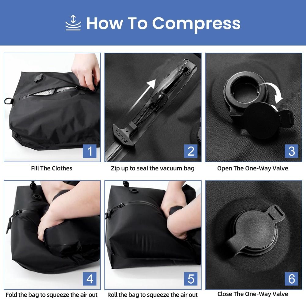 Reusable Vacuum Bags for Trave - Reusable Bag recension och pris