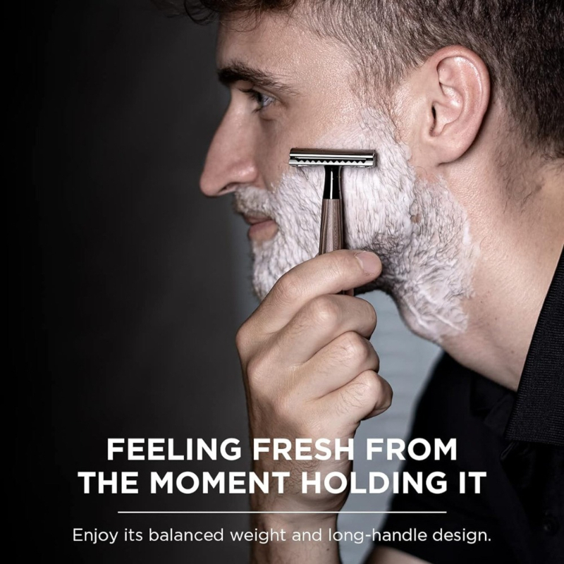 Professional Men's Double Edge - Safety Razor Handle recension och pris