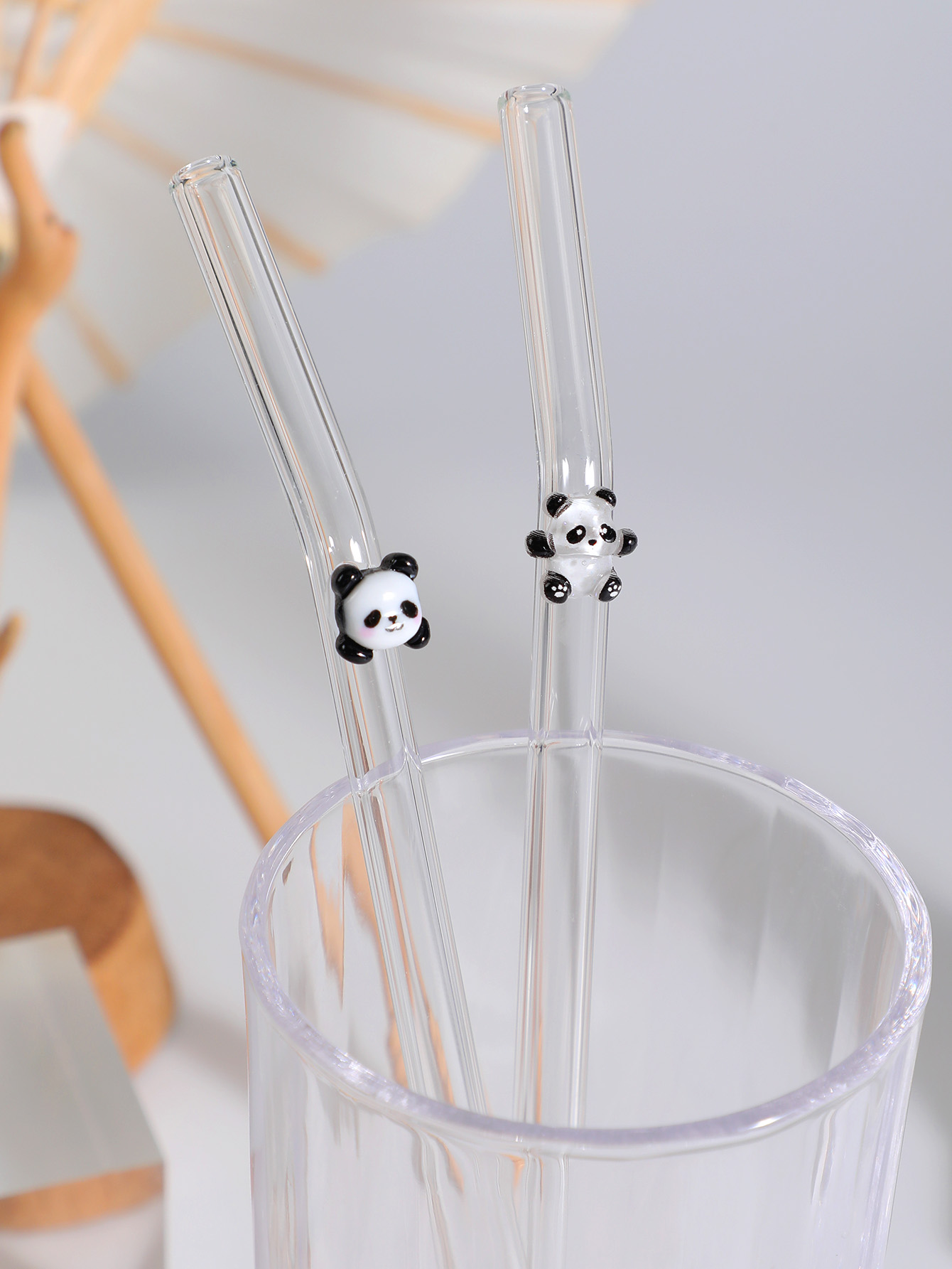 4/7PCS Panda Design Reusable B - Reusable Straw recension och pris