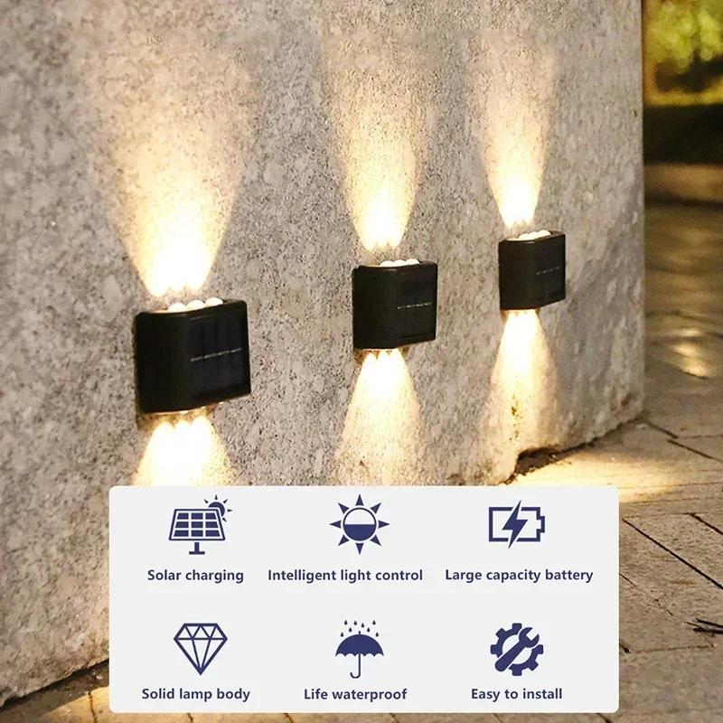 COB Solar Wall Lamp Outdoor Wa - Solar Garden Light recension och pris