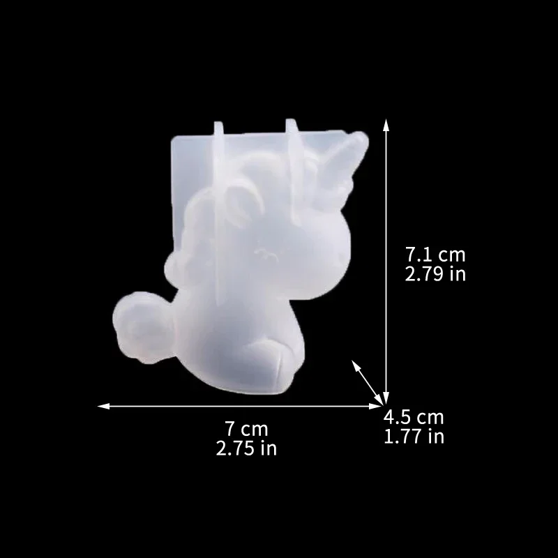 3D Geometric Silicone Unicorn  - Eco Soap recension och pris