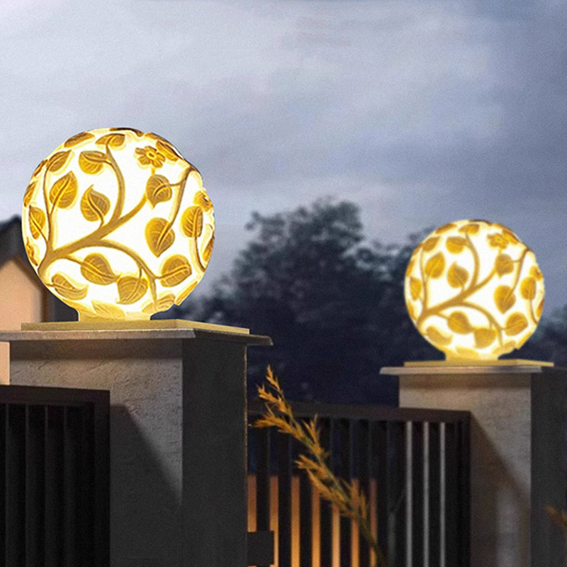 Outdoor column lights solar LE - Solar Garden Light recension och pris