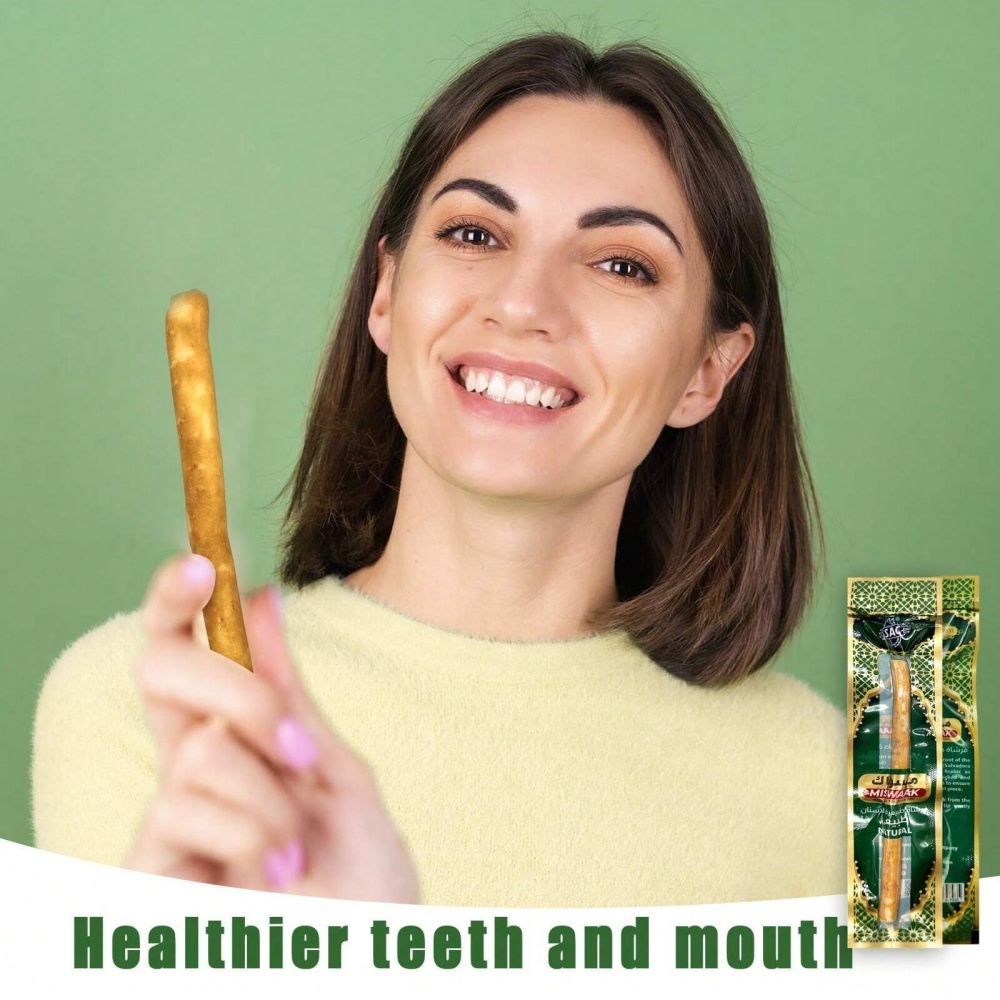 Natural Miswak Toothbrush Vacu - Bamboo Toothbrush recension och pris