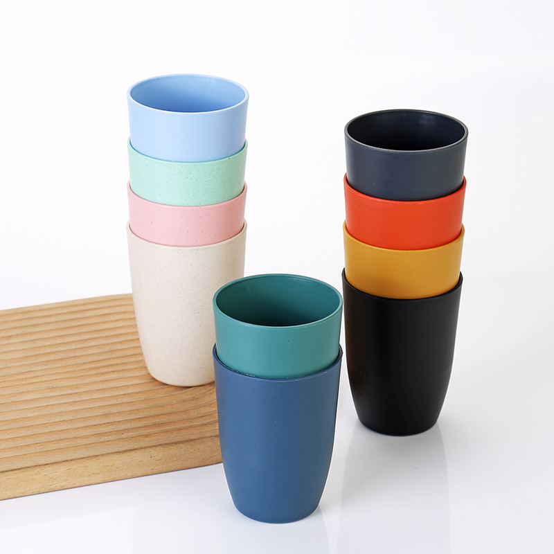 Wheat Straw Cups 6pcs Unbreaka - Reusable Straw recension och pris