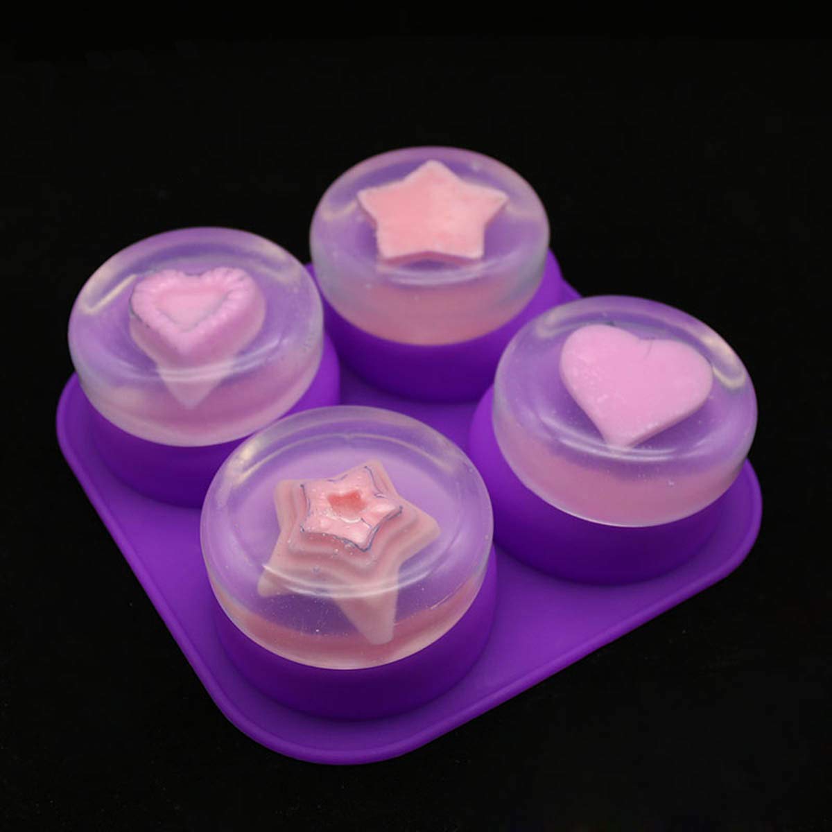 1-2 PCS 4 Cavity Reusable Roun - Eco Soap recension och pris