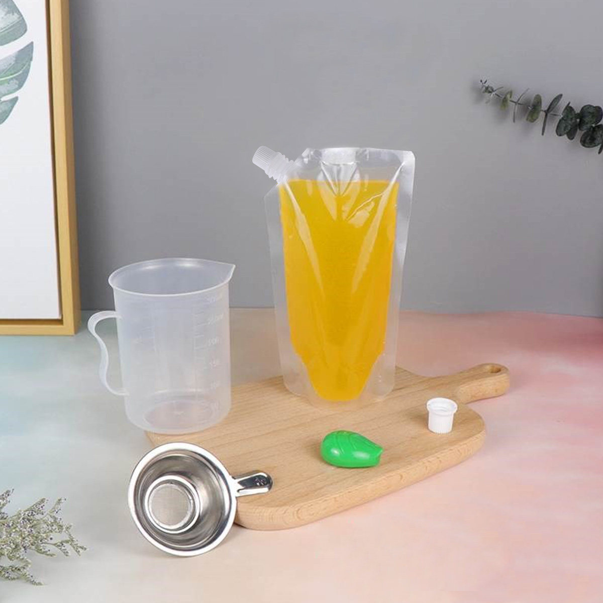 6Pcs Clear Plastic Drinks Flas - Reusable Bottle recension och pris