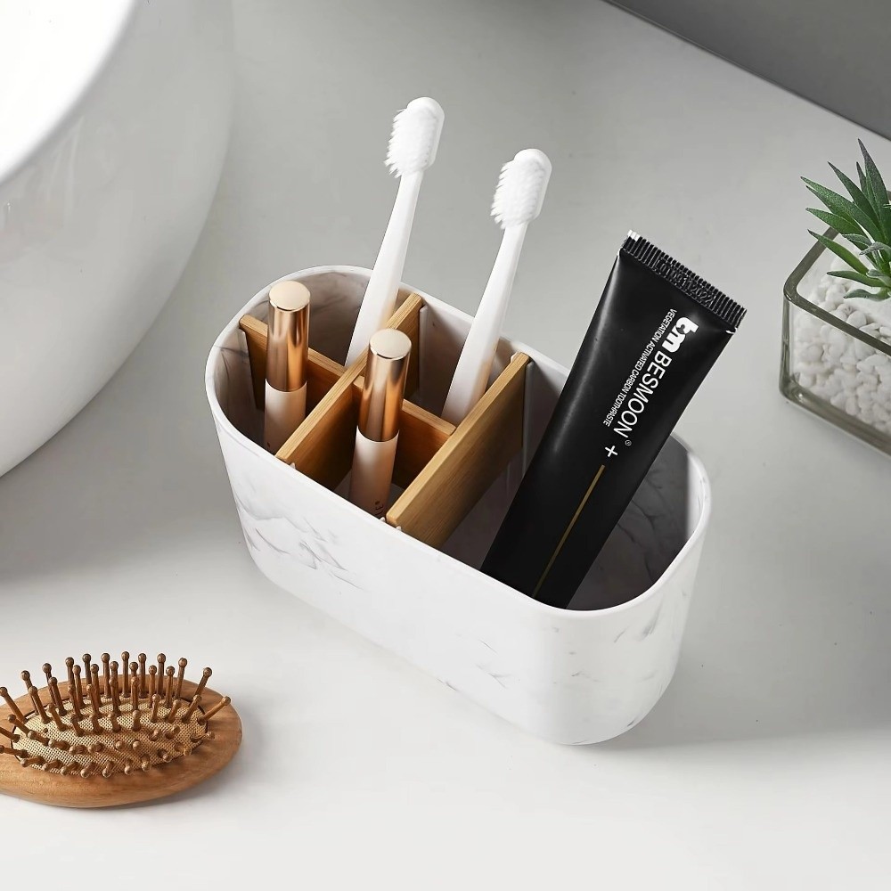 Multi-Slot Toothbrush Holder P - Bamboo Toothbrush recension och pris
