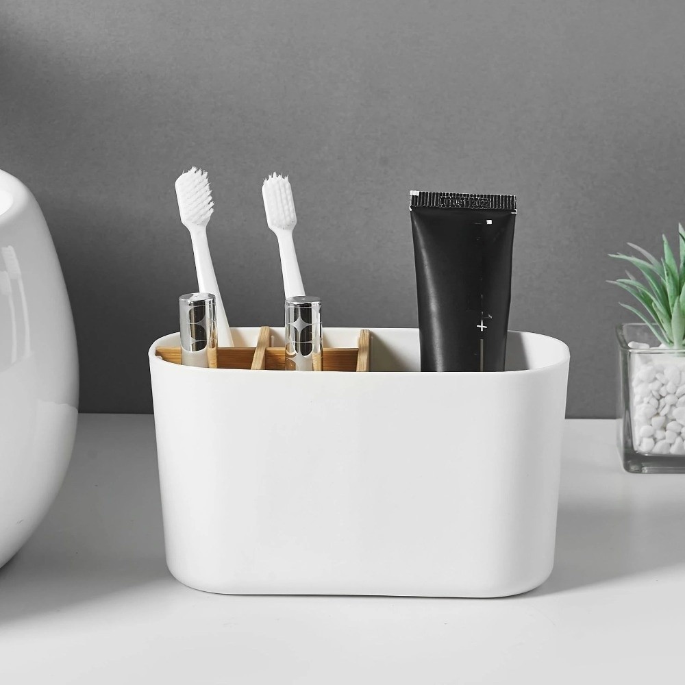 Multi-Slot Toothbrush Holder P - Bamboo Toothbrush recension och pris
