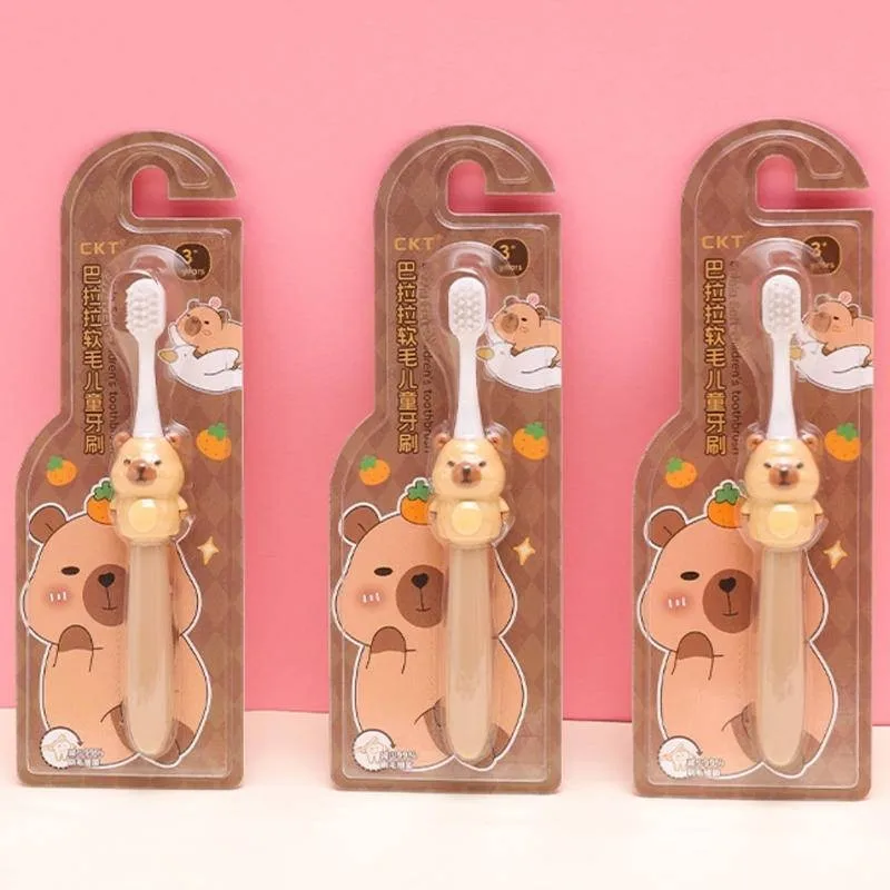 Capybara Baby Toothbrush Cute  - Bamboo Toothbrush recension och pris