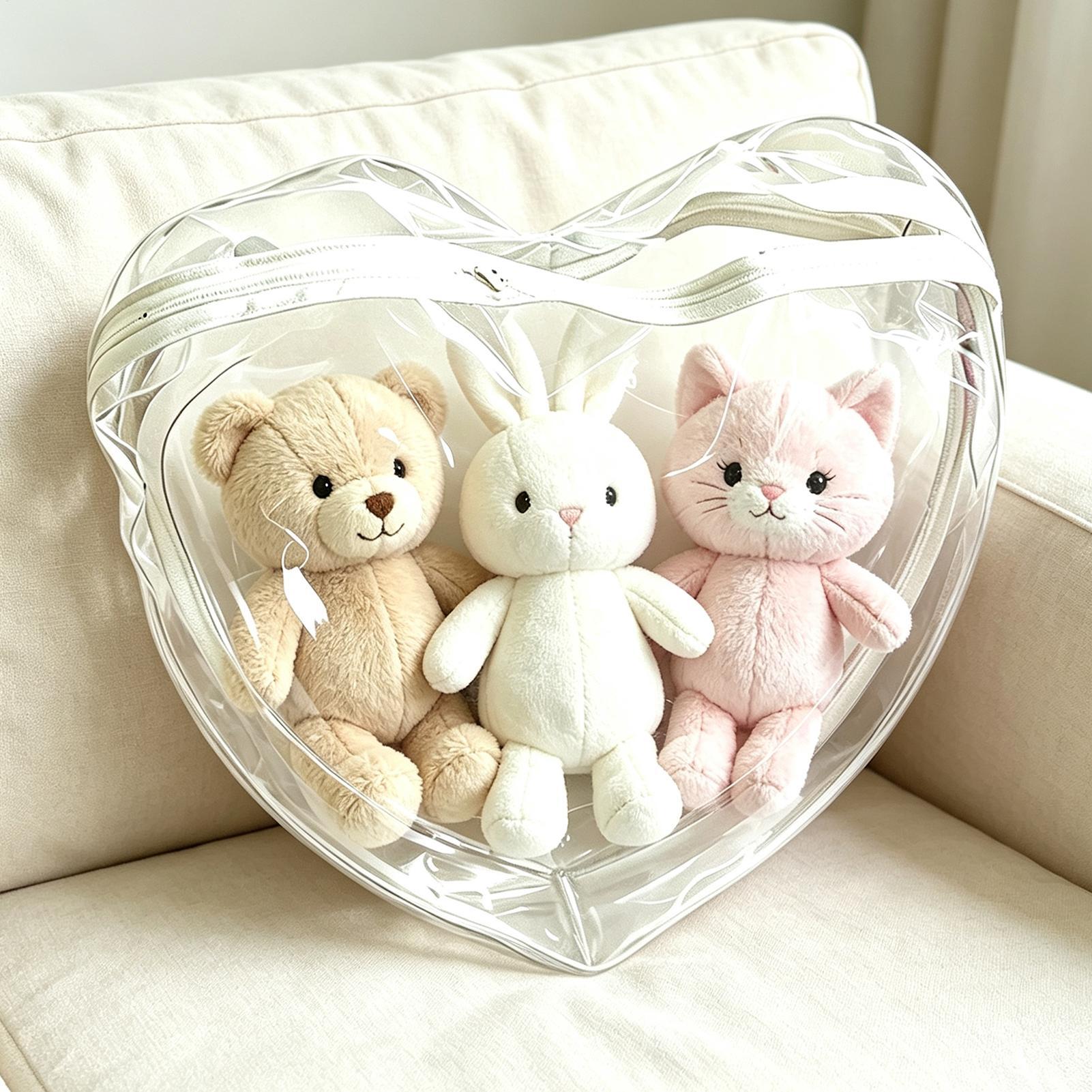 Stuffed Animal Storage Clear D - Reusable Bag recension och pris