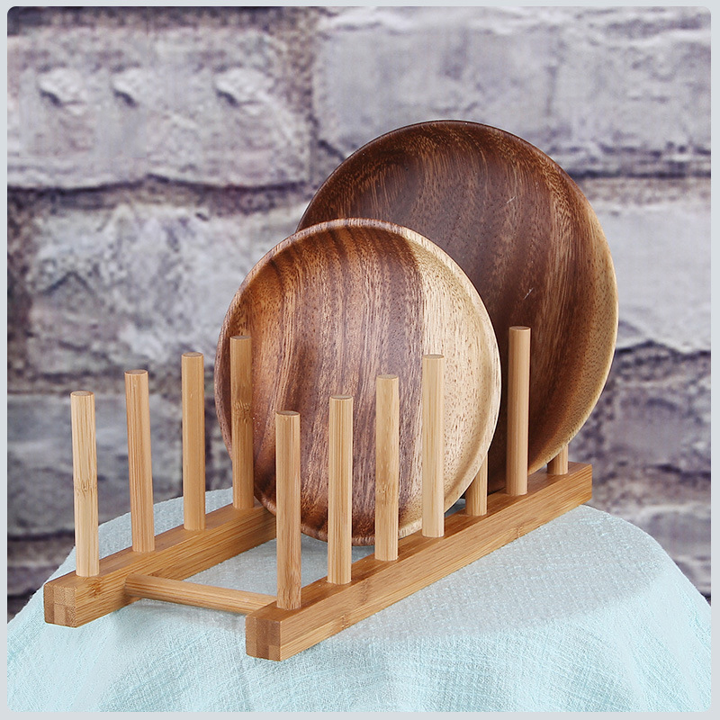 Kitchen Drainer Rack Dish Pot  - Bamboo Cutlery recension och pris