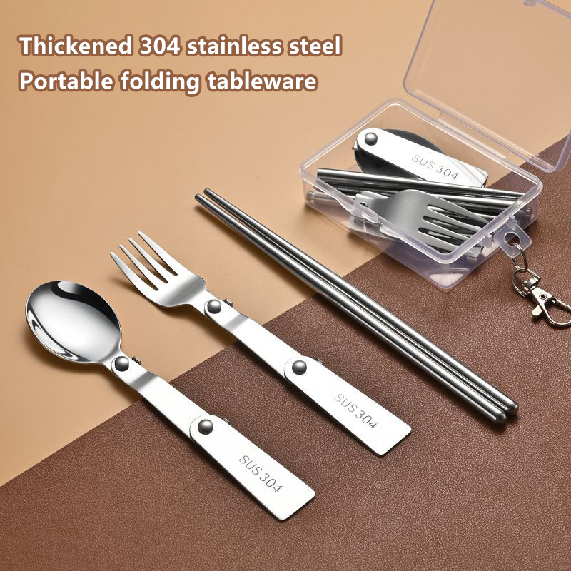 1PC/3PCS Stainless Steel Porta - Bamboo Cutlery recension och pris